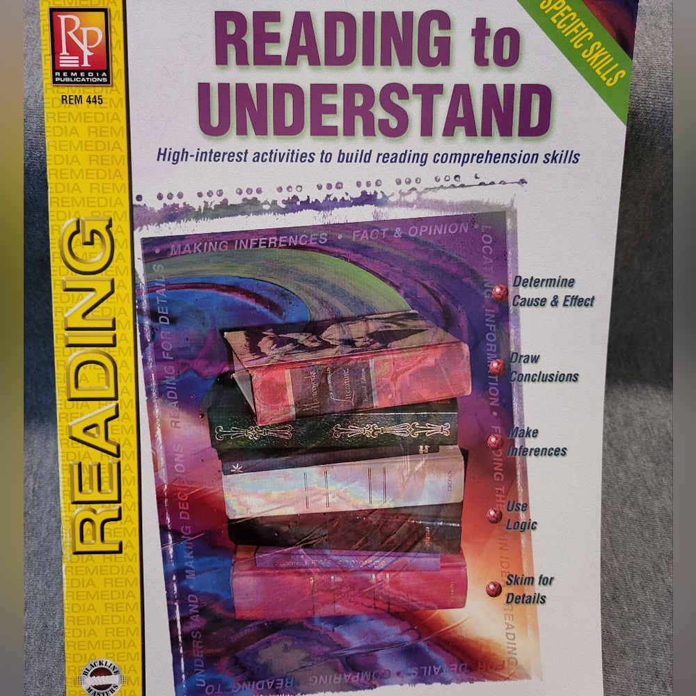 Reading to Understand Book for Classroom Use